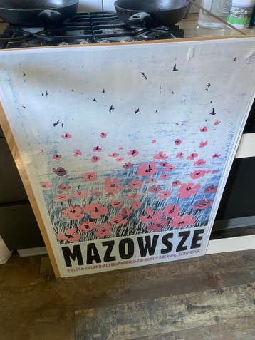 Poolse poster ‘Mazowse’