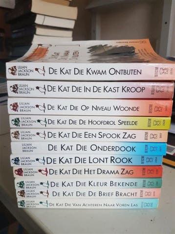 65x lillian jackson braun-de kat ... serie-goede staat