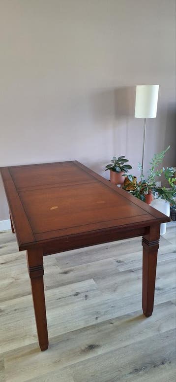 Eiken eettafel zes tot acht personen | 180 x 90
