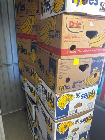 Gratis bananendozen voor verhuizing