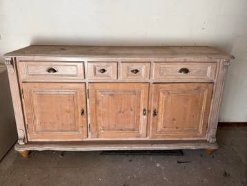 Grenen whitewash dressoir - gratis af te halen