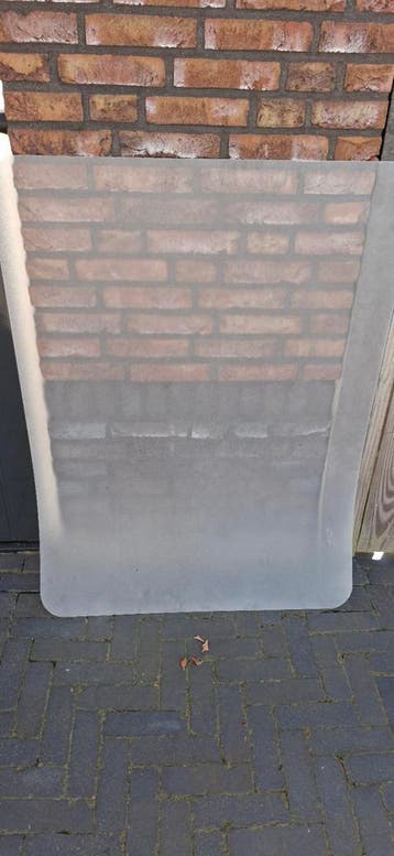 Transparante bureaustoel onderlegger voor vloerbescherming