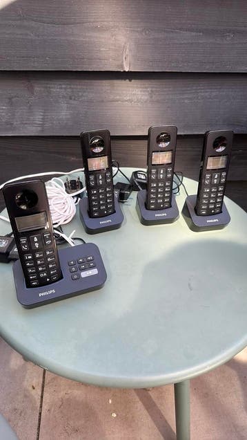 Philips D215 Quattro telefoonset dect 4 handsets