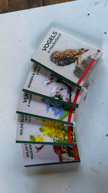 Postcodeloterij natuurboekjes gratis