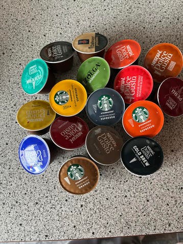 GRATIS diverse Dolce Gusto en Starbucks koffiecups