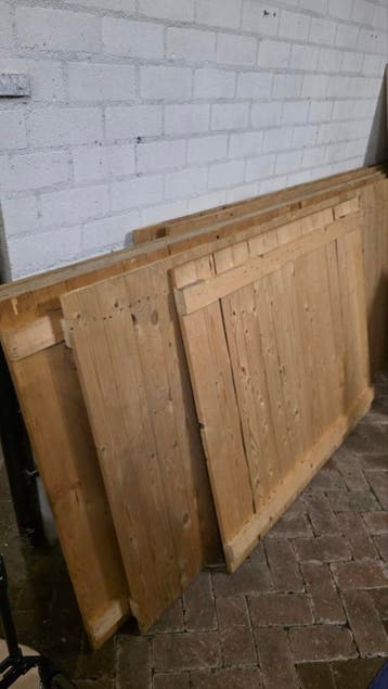 Houten legborden voor palletstelling - 110x360 cm