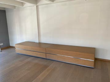 Grote TV meubel / lage kast - 345x70 cm - Gratis af te halen