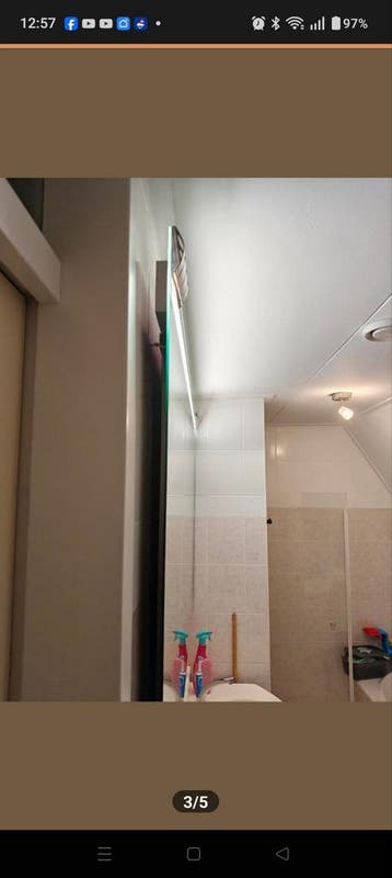 Badkamerspiegel met verlichting