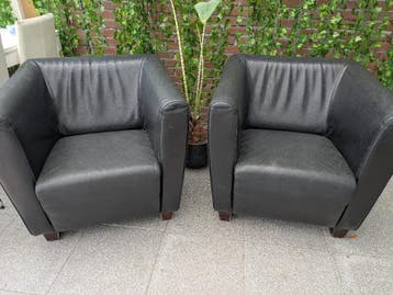 Zwarte fauteuils