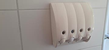 Zeepdispenser voor douche of badkamer - 2 of 4 vakken