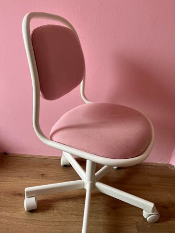 Ikea kinder-bureaustoel roze