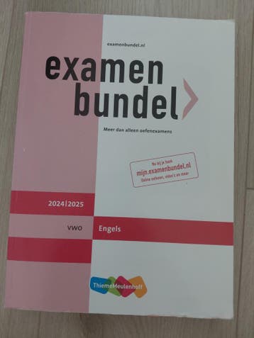 Examenbundel VWO engels 2024/2025
