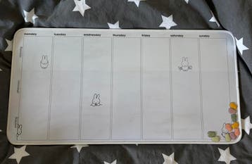 Nijntje whiteboard met magneten