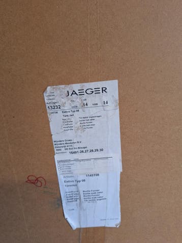 JAEGER Estivo Typ 08 Kastje met Lade en Plank