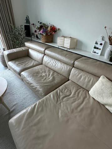 Natuzzi leren bank