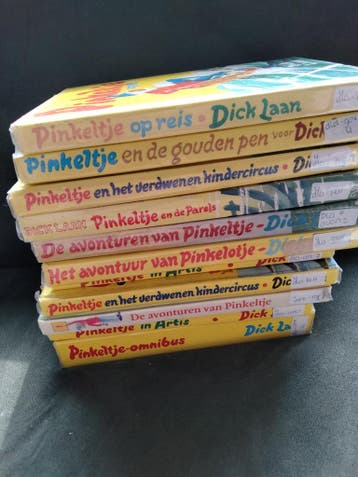 Stapel kinderboeken Pinkeltje