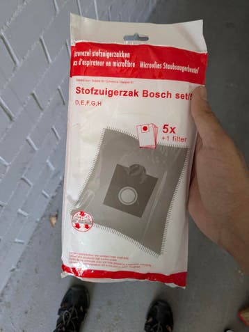 Bosch Stofzuigerzakken Microvezel (4 zakken)