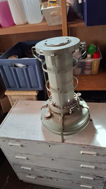Vintage Petroleumkachel - Oude Kachel