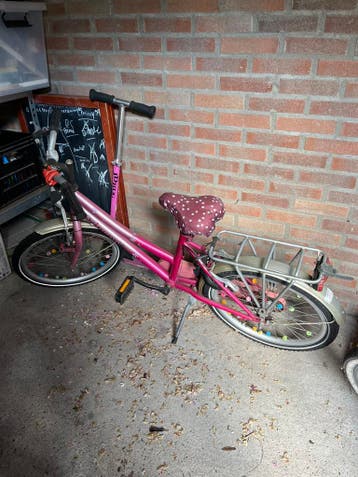 Meisjes fiets kan nog ronde mee - 20 inch