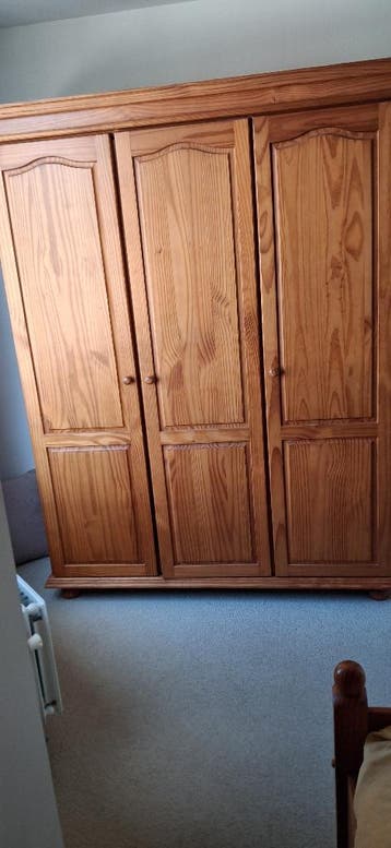 Large wooden wardrobe – free