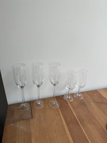 Gratis champagneglazen