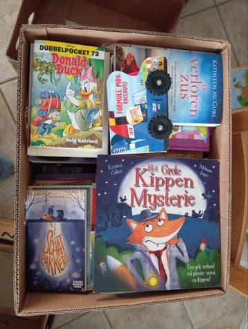 Bananendoos vol boeken