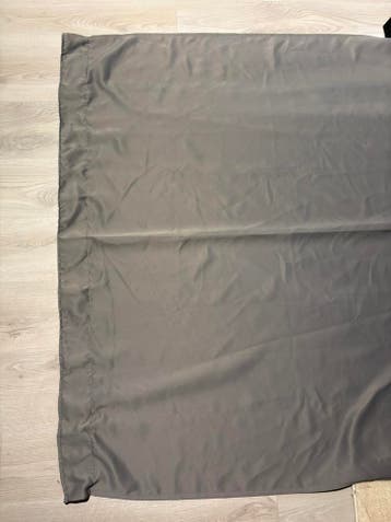 Grijze gordijn 140cm x 260cm