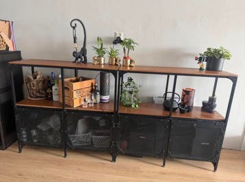 Fjallbo IKEA dressoir kast industrieel GRATIS! 2 stuks!