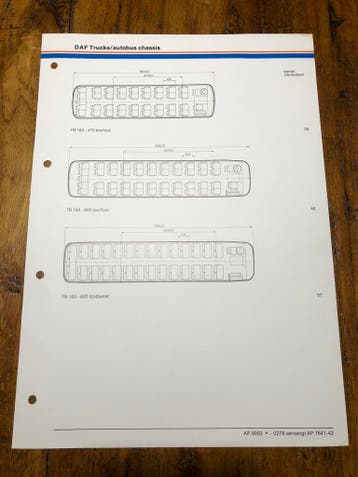 Technische specificatie DAF TB163