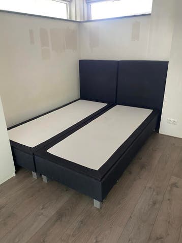 Tweepersoonsbed 1.60m breed - Gebruikt, gratis af te halen