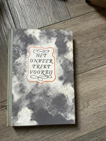 Het Onweer Trekt Voorbij - Vintage Boek