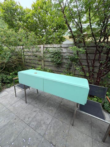 Mintgroene TV-meubel/dressoir met opbergruimte