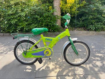 Jungle Kinderfiets 16 inch - Groen (opknapper)