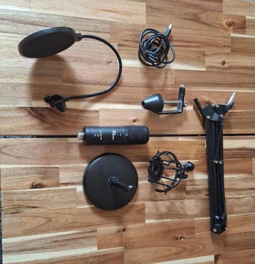 Thomann microfoon (incl. equipment)
