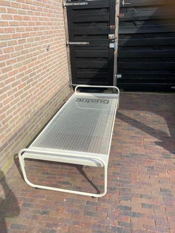Auping eenpersoons bedframe - Wit metaal
