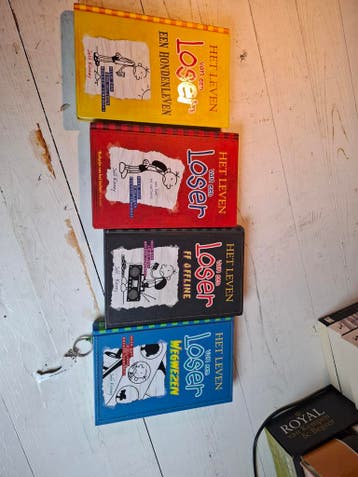 Het Leven van een Loser - 4 boeken van Jeff Kinney