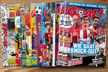 GOAL! Voetbaltijdschriften - Diverse edities