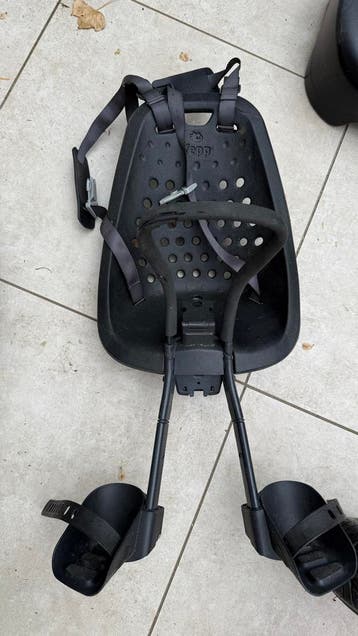 Yepp Mini Fietszitje Voor Kinderen - Zwart