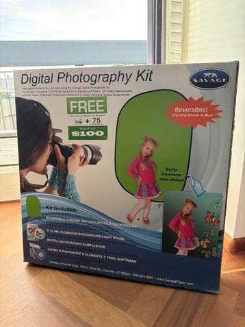 Savage Digital Photography Kit - Chroma Key Achtergrond