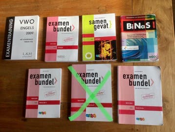 Examenbundels VWO Biologie Engels Wiskunde Nederlands gratis