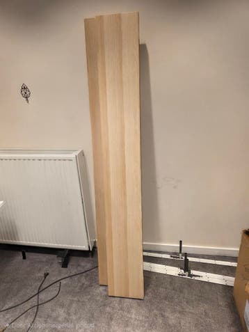 3x IKEA LACK wandplank, 190 cm, eikeneffect
