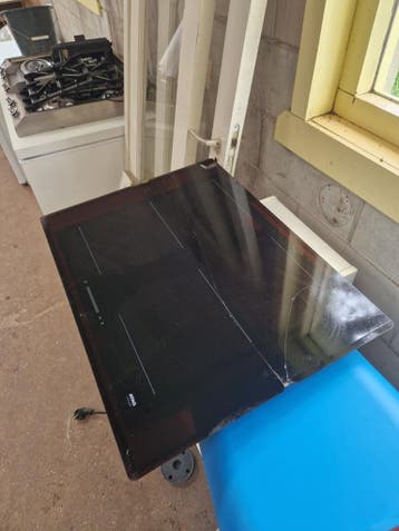 Atag inductieplaat met gebroken glasplaat - Doe een bod