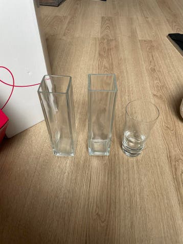 Diverse glazen, kopjes en theepot - Gebruikt