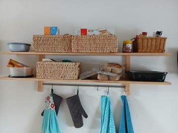Wandplank hout