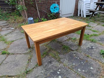 mooie massief houten salontafel