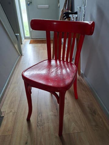GRATIS brocante rode keuken stoel