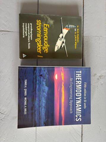 Eenvoudige Stromingsleer I & Thermodynamics (2 boeken)