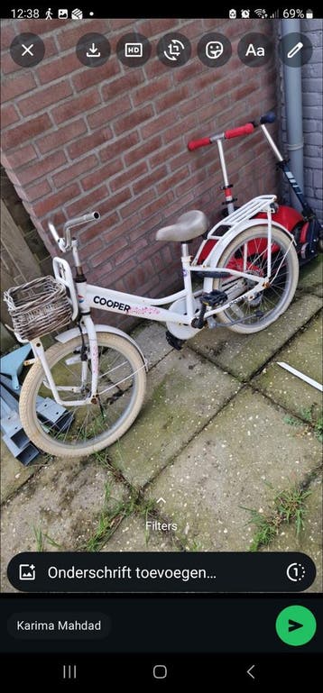 Kinder fiets Gratis ophalen