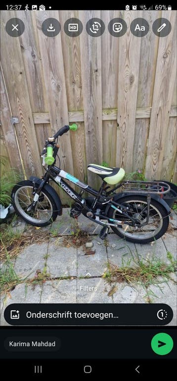 Kinderfiets Gratis ophalen