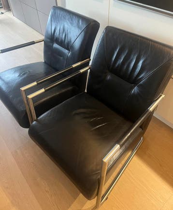 Goede leren stoelen